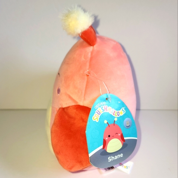 🩶 SHANE 🦗 RARE Red Grasshopper Silver Tag Original Squishmallow ☆ NWT ☆ - Picture 3 of 9